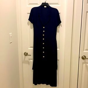 Wilfred Navy Blue Maxi Dress